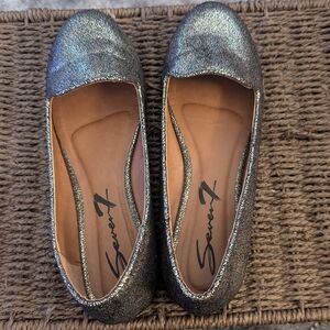 Seven7 Metallic Leather Flats Size 9.5
